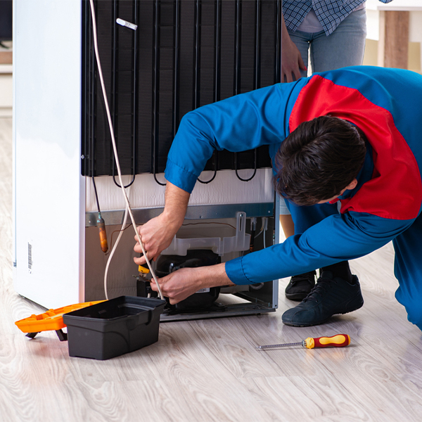 how much do you charge for refrigerator repair services in Oaks MO